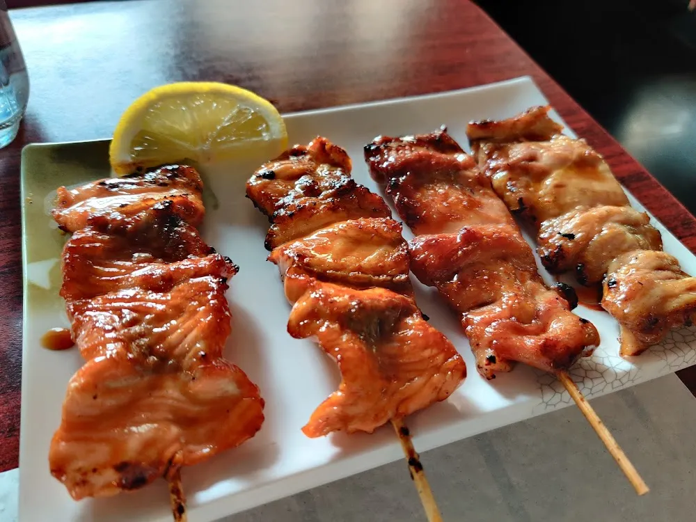 Brochette Saumon Et Poulet